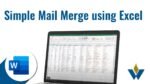 Simple Mail Merge using Excel